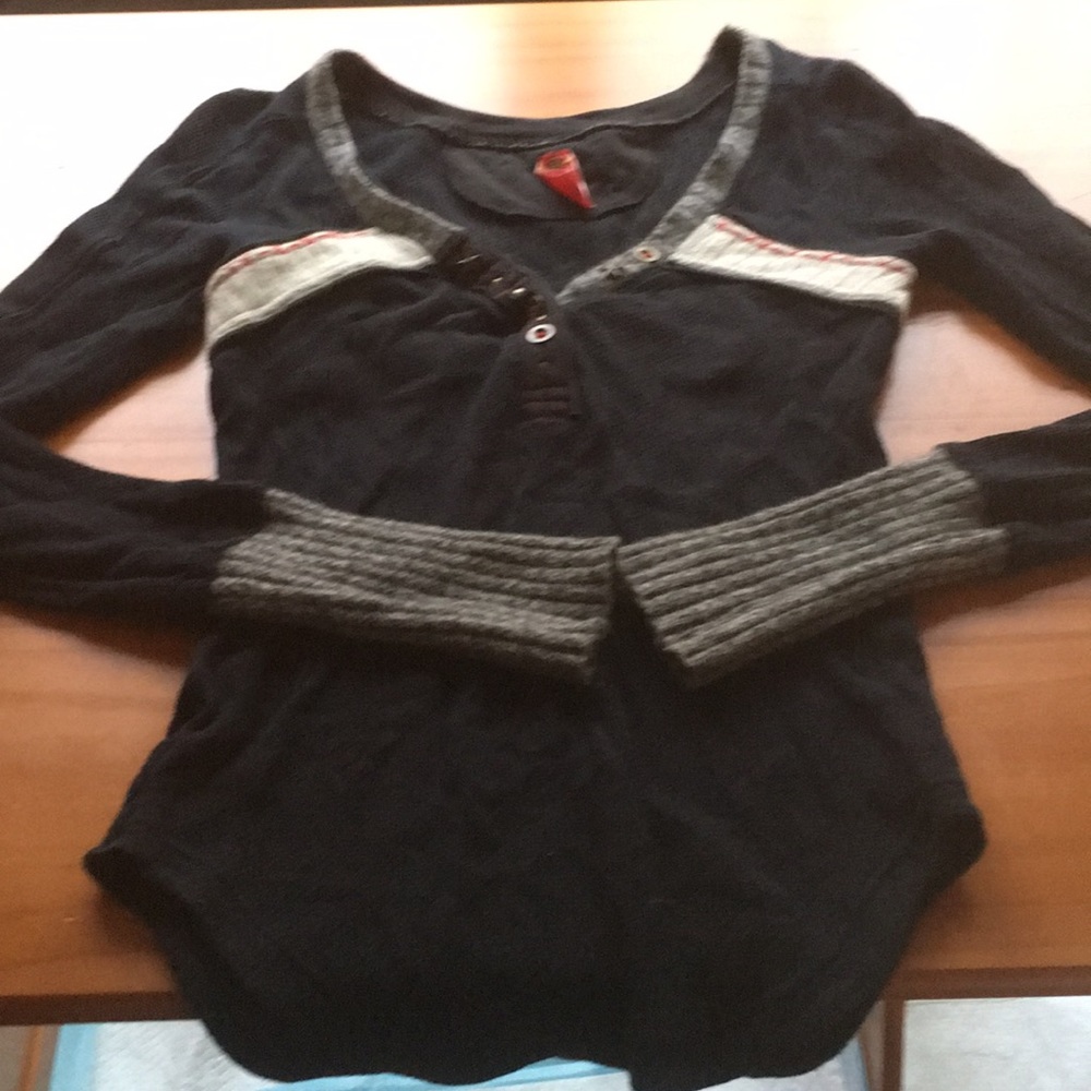 Free People gray alpine cuffs